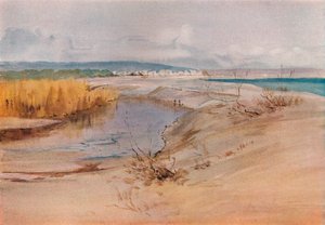 Uitzicht op Cagnes, ca. 1899 door Edward Millington Synge