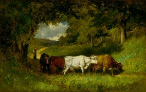 De koeien naar huis brengen, 1881