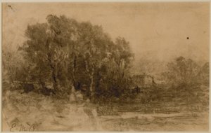 Landschap met bossen, c. 1880s