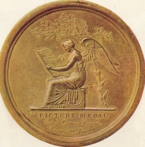 De veldslagen van het Britse leger van 1808 tot 1814 - Beeldmedaille, 1815, 1910