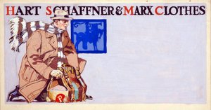 Advertentie voor Hart, Schaffner & Marx Kleding, uitgegeven 1900