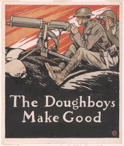 De Doughboys Slagen door Edward Penfield