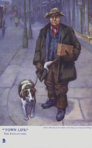 Rattenvanger met zijn hond