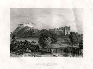 Carisbrooke Castle, Newport, Isle of Wight, 1860 door Edward Radclyffe
