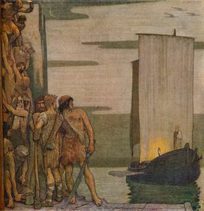 De Landing van Sint Patrick in Ierland, c1912, 1914