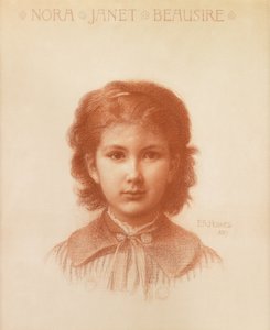 Nora Beausire, dochter van de Liverpool kunstverzamelaar door Edward Robert Hughes