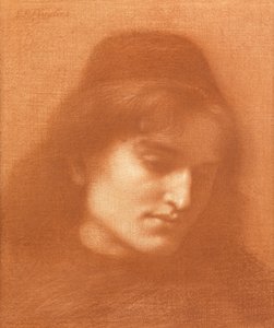 Studie van een man door Edward Robert Hughes