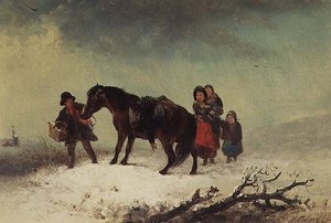 Sneeuwscène door Edward Robert Smythe