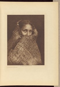 Een Clayoquot meisje door Edward S. Curtis