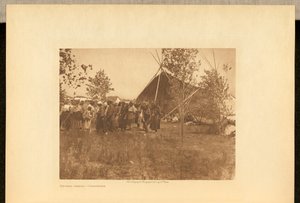 Dierendans - Cheyenne door Edward S. Curtis