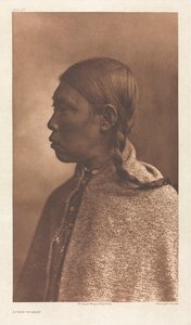 Portfolio IX, Plaat 321: Lummi Vrouw door Edward S. Curtis