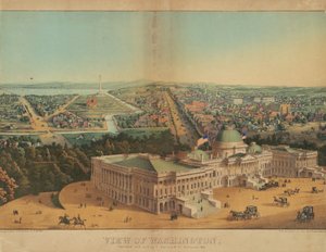 Uitzicht op Washington door Edward Sachse