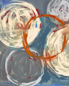 Opvallende abstracte cirkels