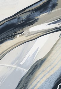 Vloeiende abstracte blues door Edward Selkirk