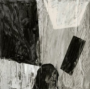 Getextureerd, abstract, monochroom