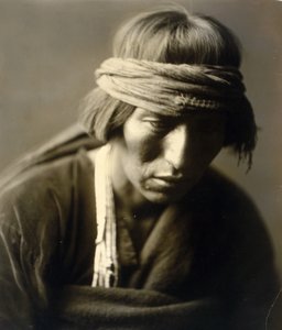 Hastobiga, Navaho Medicijnman door Edward Sheriff Curtis