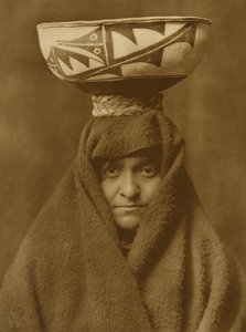 Zuñi Vrouw door Edward Sheriff Curtis