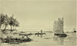 Uitzicht op Whitlingam door Edward Thomas Daniell
