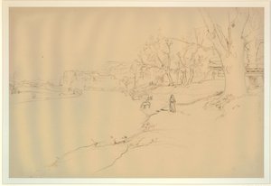 Xanthus vanuit het zuiden door Edward Thomas Daniell