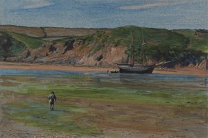 Een Devon Rivier bij Eb, 16 juni 1859