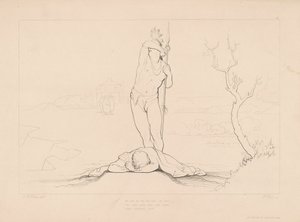 Hij Vraagt Mij de Laatste te Drogen... door Edward Webb, after George Elgar Hicks
