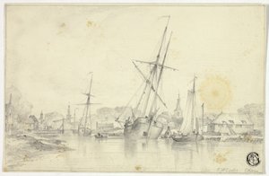 Edam door Edward William Cooke