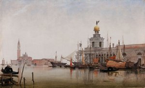 De Dogana di Mare met San Giorgio Maggiore op de achtergrond, 1863