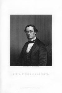 Sir William Sterndale Bennett, Engelse componist, 1899 door Edward William Stodart