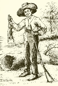 Huckleberry Finn door Edward Windsor Kemble