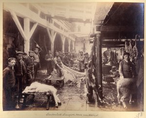 Leadenhall Slachthuis, vanuit het Westen door Edward Wormald