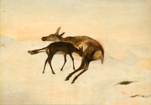 Een willekeurig schot door Edwin (after) Landseer