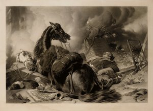 Tijd van Oorlog en Tijd van Vrede, gravure door Thomas Lewis Atkinson