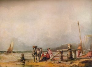 Zeegezicht, ca. 1845 door Edwin Aaron Penley