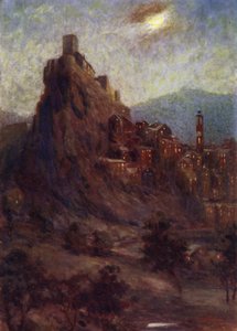 Corsica: Corte, de citadel door Edwin Arthur Norbury