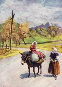 Corsica: Kruis langs de weg door Edwin Arthur Norbury