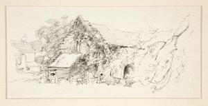 Architectonische Studie door Edwin Austin Abbey