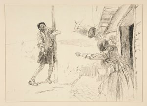 Christopher Sly, illustratie voor Inleiding, Scene ii, Taming of the Shrew