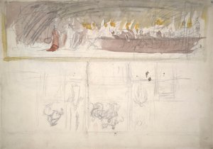 Compositiestudie door Edwin Austin Abbey
