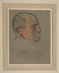Kroning van Edward VII Portret: Frederick Sleigh Roberts, Graaf door Edwin Austin Abbey