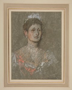 Kroning van Edward VII Portret: Prinses Louise van Battenberg door Edwin Austin Abbey