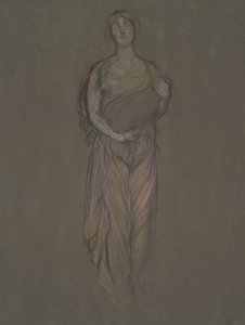 Vroege studie voor door Edwin Austin Abbey