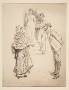 Figuur Scène, studie voor 