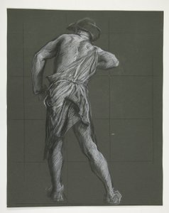 Figurenstudie voor door Edwin Austin Abbey