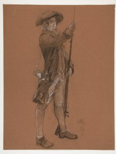 Figurenstudie door Edwin Austin Abbey