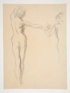 Figurenstudie door Edwin Austin Abbey