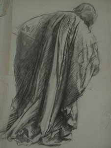 Figurenstudie voor Galahad