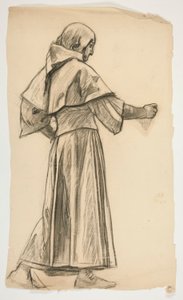 Figurenstudie voor Koning Arthur door Edwin Austin Abbey