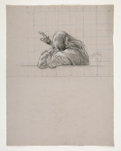 Figurenstudie voor Koning Arthur