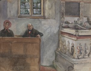 In de Kerk door Edwin Austin Abbey