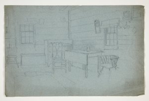 Interieurstudie door Edwin Austin Abbey